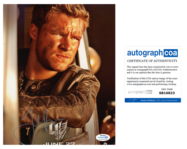 Jack Reynor Transformers Signed Autograph 8x10 Photo ACOA