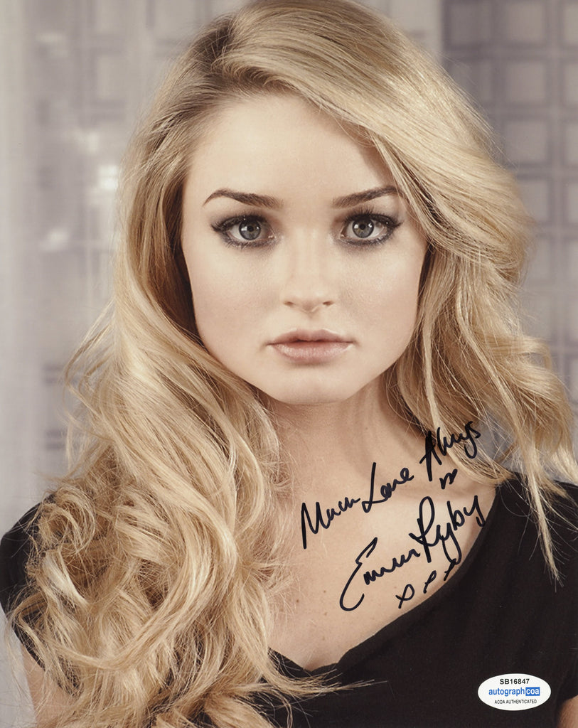 Emma Rigby Autograph Emma Rigby Sexy Signed Autograph 8x10 Photo ACOA– Outlaw Hobbies ...