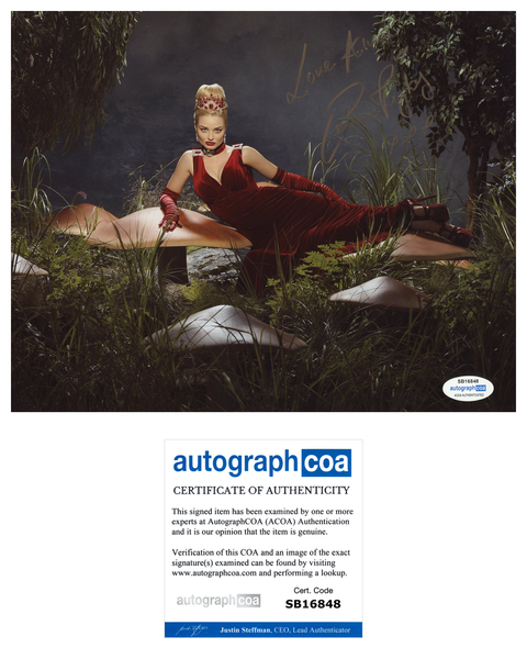 Emma Rigby Once Upon A Time Signed Autograph 8x10 Photo ACOA