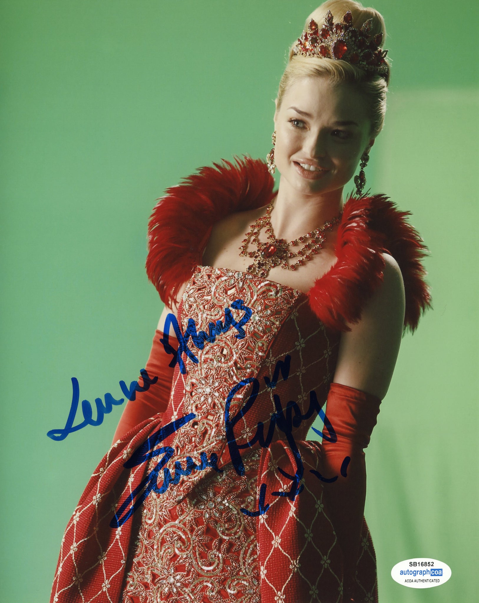 Emma Rigby Once Upon A Time Signed Autograph 8x10 Photo ACOA