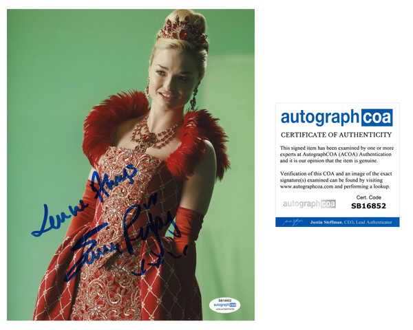 Emma Rigby Once Upon A Time Signed Autograph 8x10 Photo ACOA