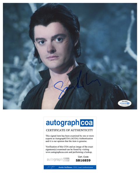 Sam Riley Maleficent Signed Autograph 8x10 Photo ACOA