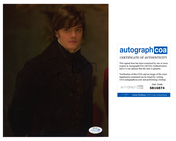 Sam Riley Pride Prejudice Zombies Signed Autograph 8x10 Photo ACOA