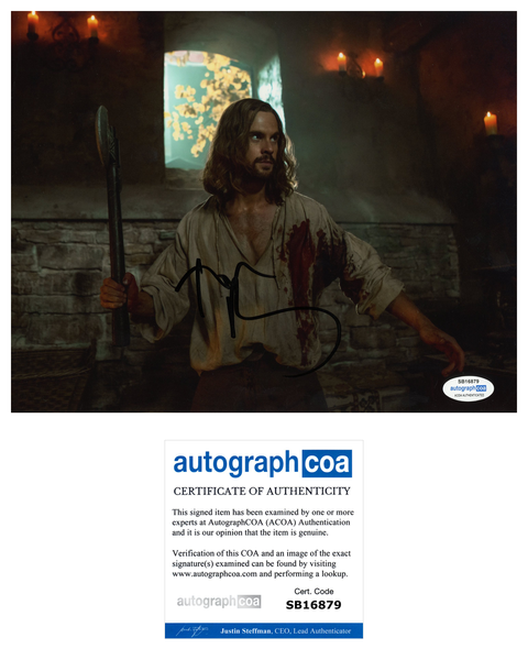 Tom Riley Davinci's Demons Signed Autograph 8x10 Photo ACOA