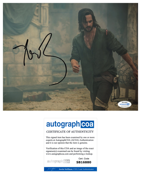 Tom Riley Davinci's Demons Signed Autograph 8x10 Photo ACOA