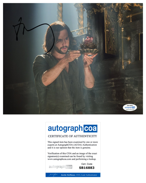 Tom Riley Davinci's Demons Signed Autograph 8x10 Photo ACOA