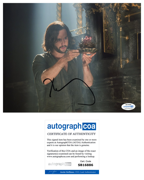 Tom Riley Davinci's Demons Signed Autograph 8x10 Photo ACOA