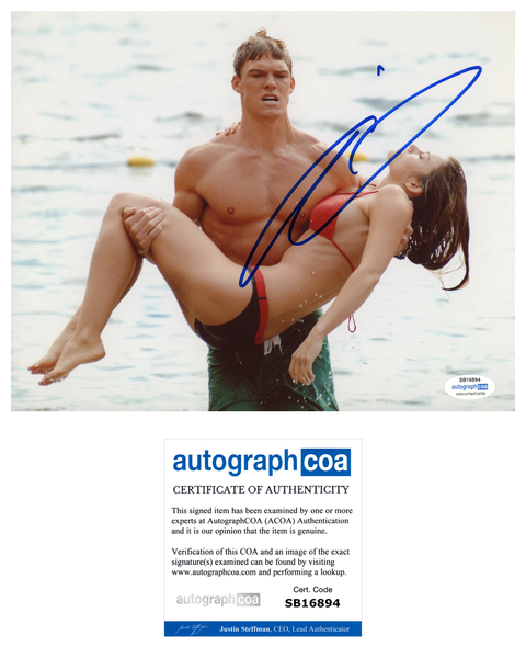 Alan Ritchson Smallville Signed Autograph 8x10 Photo ACOA