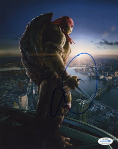 Alan Ritchson Ninja Turtles Signed Autograph 8x10 Photo ACOA