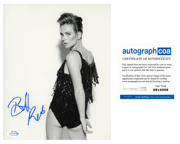 Britt Robertson Sexy Signed Autograph 8x10 Photo ACOA