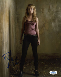 Britt Robertson Sexy Signed Autograph 8x10 Photo ACOA