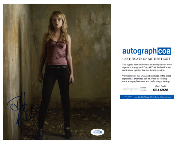 Britt Robertson Sexy Signed Autograph 8x10 Photo ACOA