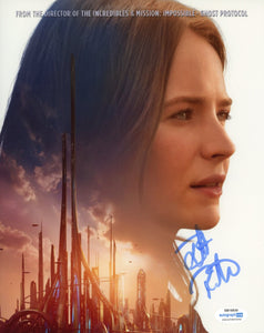 Britt Robertson Tomorrowland Signed Autograph 8x10 Photo ACOA