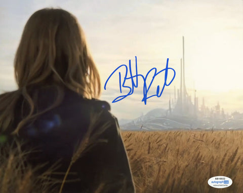 Britt Robertson Tomorrowland Signed Autograph 8x10 Photo ACOA