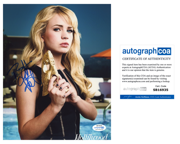 Britt Robertson Sexy Signed Autograph 8x10 Photo ACOA