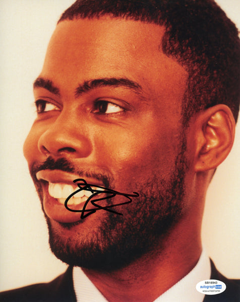 Chris Rock Comedian Signed Autograph 8x10 Photo ACOA