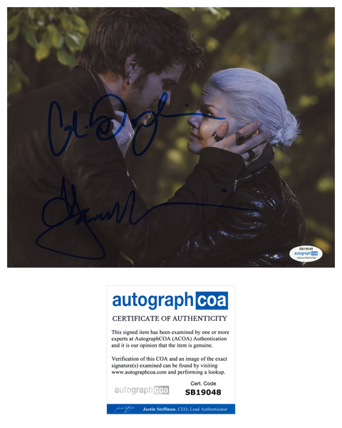 Jennifer Morrison Colin O'Donoghue Once Upon A Time Signed Autograph 8x10 Photo ACOA