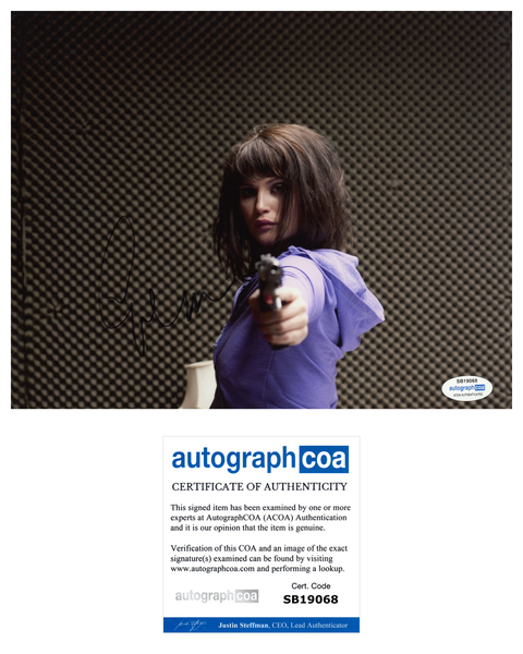 Gemma Arterton Alice Creed Signed Autograph 8x10 Photo ACOA