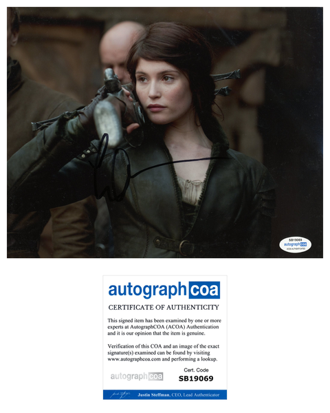 Gemma Arterton Hansel and Gretel Signed Autograph 8x10 Photo ACOA