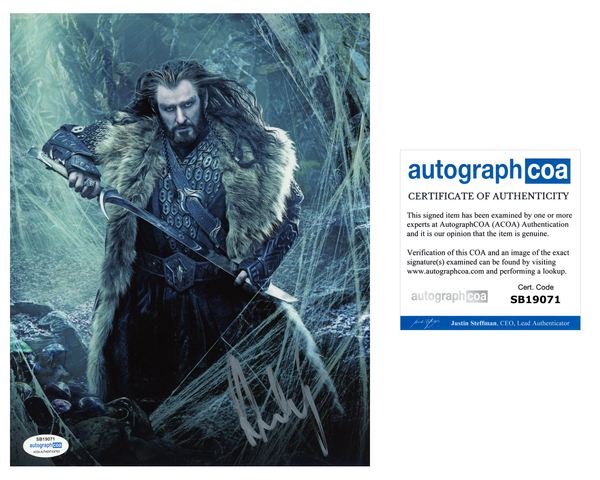 Richard Armitage The Hobbit Signed Autograph 8x10 Photo ACOA