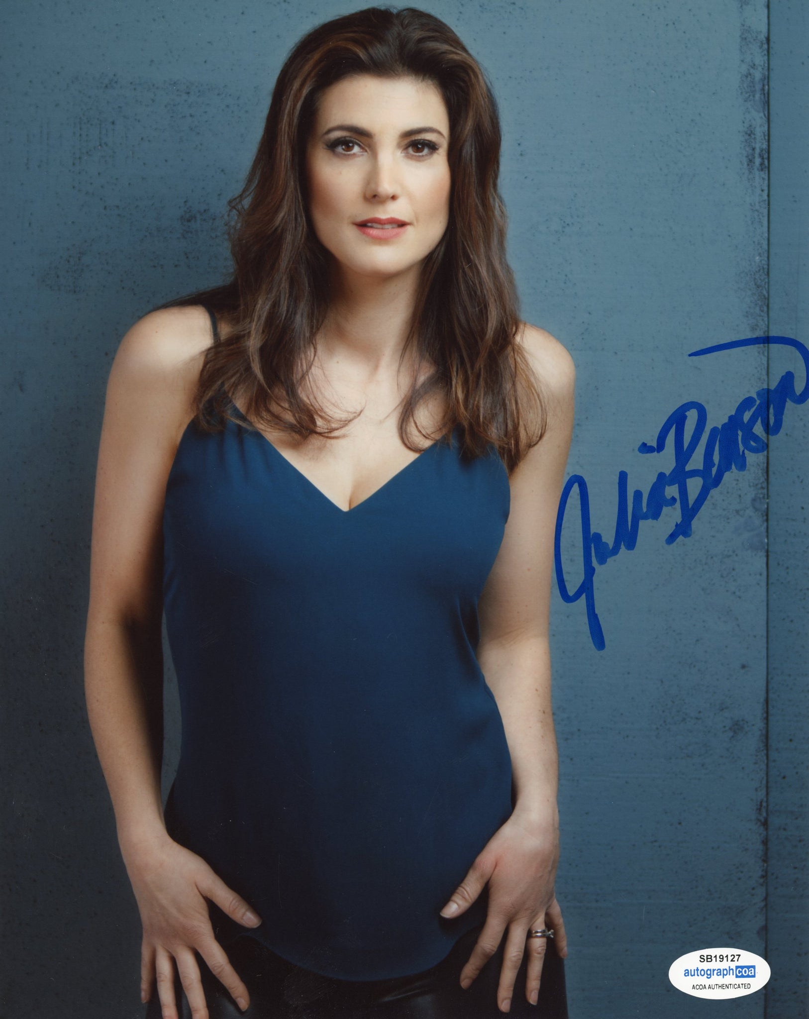 Julia Benson Sexy Signed Autograph 8x10 Photo ACOA