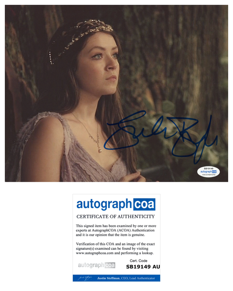 Sarah Bolger Once Upon A Time Signed Autograph 8x10 Photo ACOA