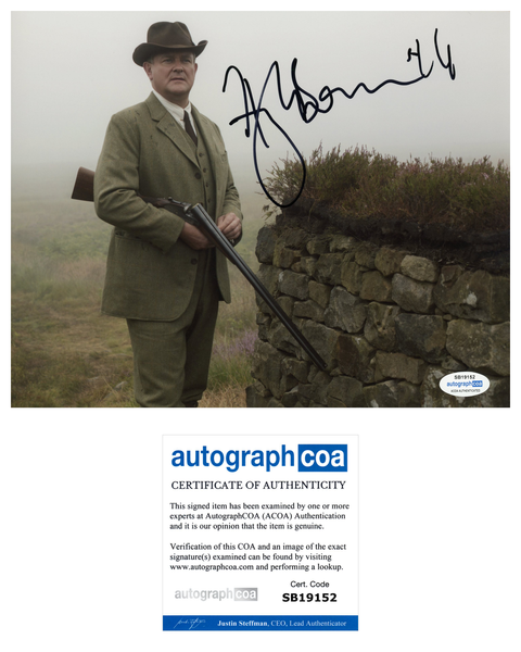 Hugh Bonneville Downton Abbey Signed Autograph 8x10 Photo ACOA