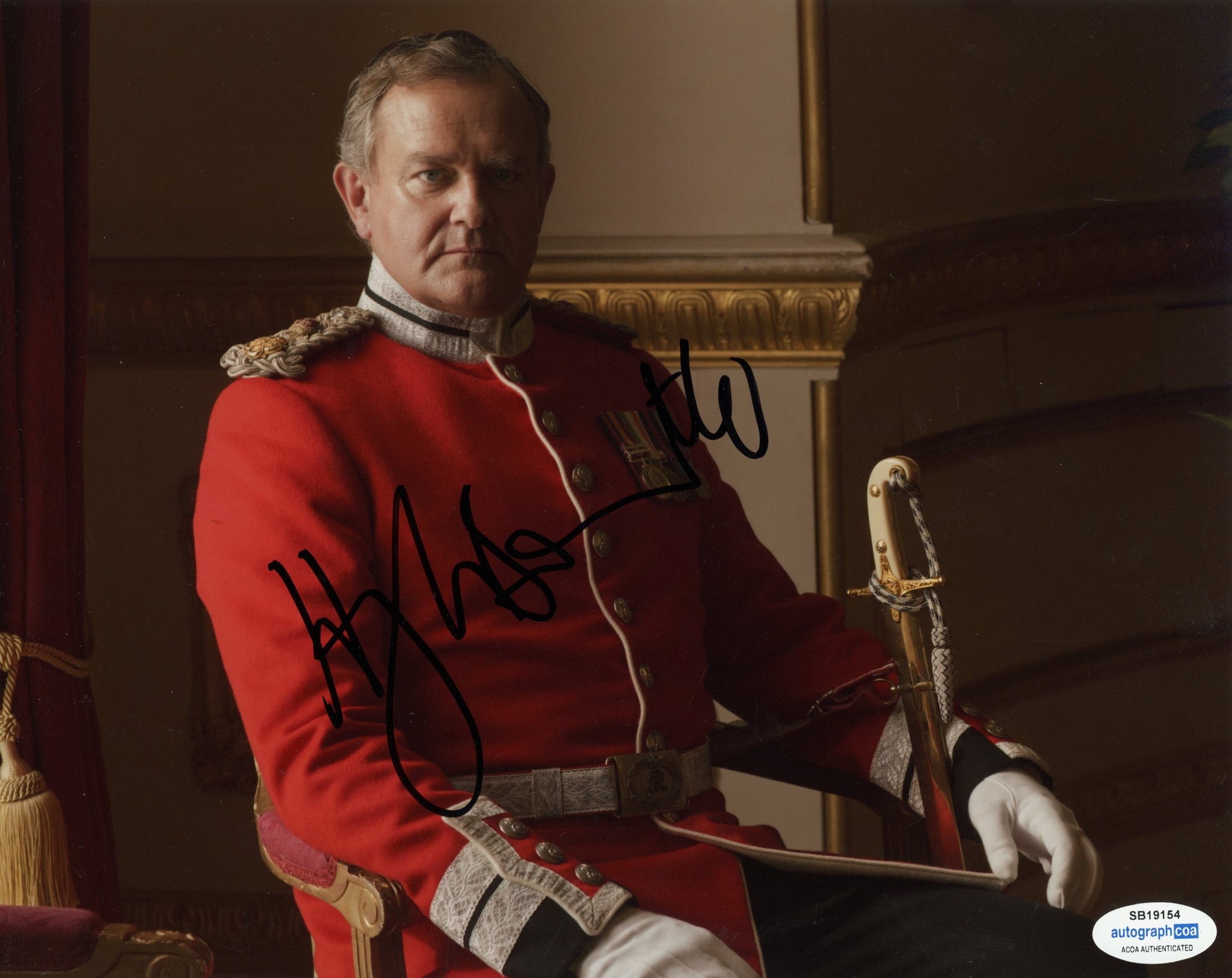 Hugh Bonneville Downton Abbey Signed Autograph 8x10 Photo ACOA