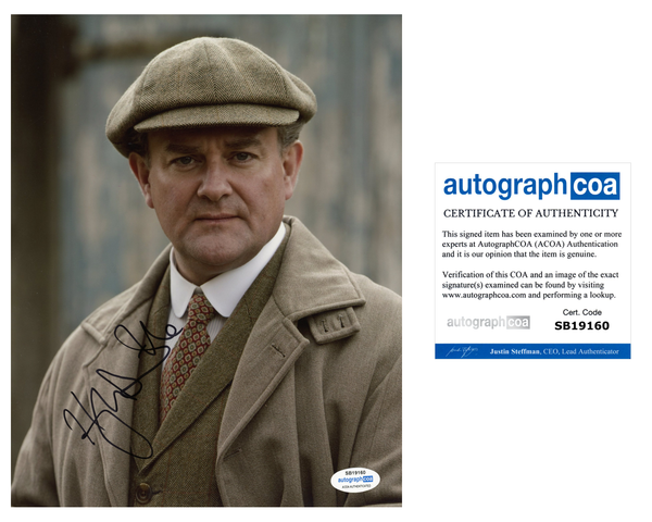 Hugh Bonneville Downton Abbey Signed Autograph 8x10 Photo ACOA