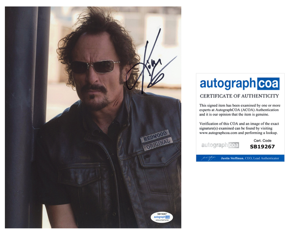 Kim Coates Sons of Anarchy Signed Autograph 8x10 Photo ACOA