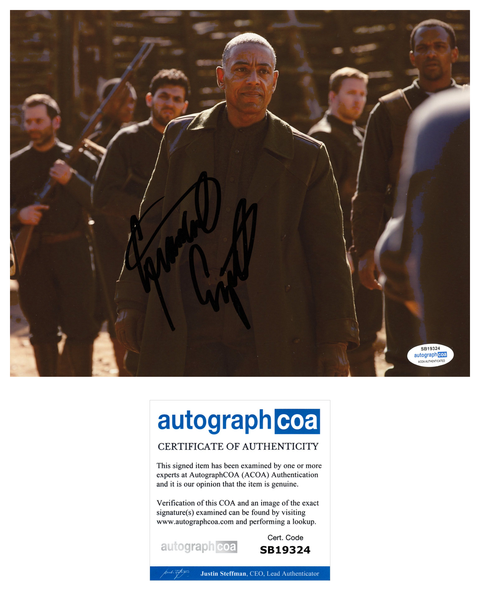 Giancarlo Esposito Revolution Signed Autograph 8x10 Photo ACOA