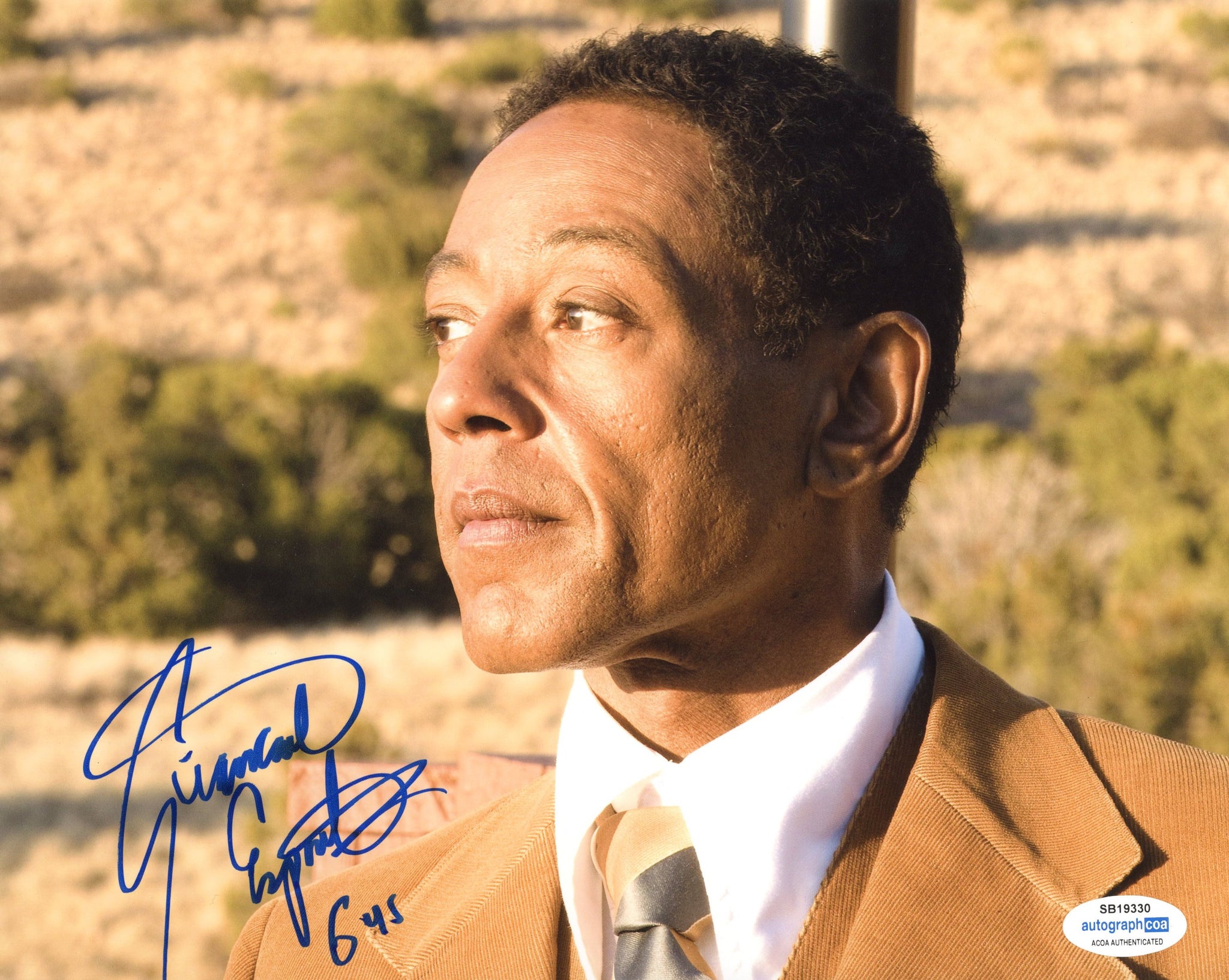 Giancarlo Esposito Breaking Bad Signed Autograph 8x10 Photo ACOA