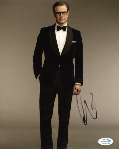 Colin Firth Kingsman Signed Autograph 8x10 Photo ACOA