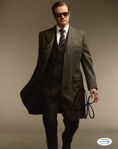 Colin Firth Kingsman Signed Autograph 8x10 Photo ACOA