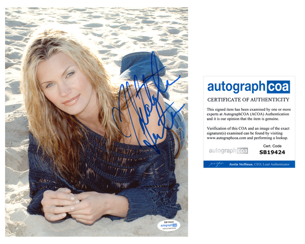 Natasha Henstridge Sexy Signed Autograph 8x10 Photo ACOA