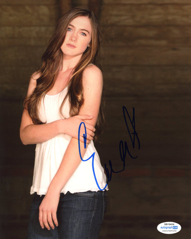 Emma Holzer Sexy Signed Autograph 8x10 Photo ACOA