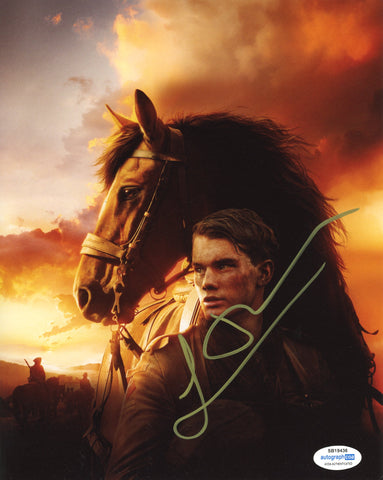 Jeremy Irvine War Horse Signed Autograph 8x10 Photo ACOA