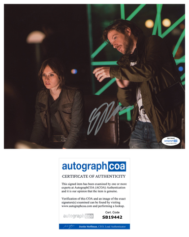Gareth Edwards Rogue One Signed Autograph 8x10 Photo ACOA