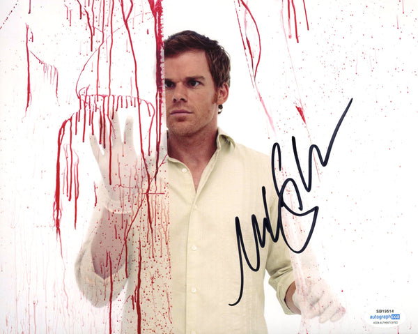 Michael C Hall Dexter Signed Autograph 8x10 Photo ACOA