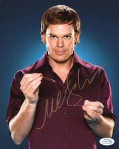 Michael C Hall Dexter Signed Autograph 8x10 Photo ACOA