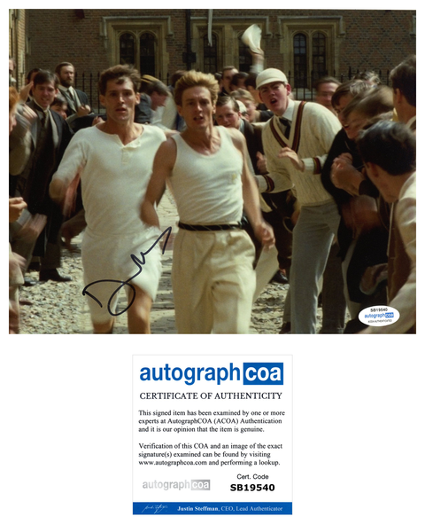Nigel Havers Chariots of Fire Signed Autograph 8x10 Photo ACOA