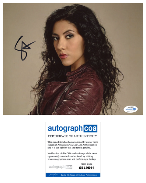 Stephanie Beatriz Brooklyn 99 Signed Autograph 8x10 Photo ACOA