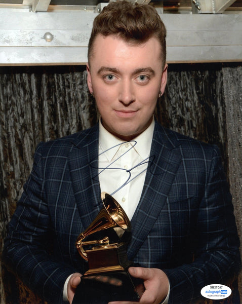 Sam Smith Singer Signed Autograph 8x10 Photo ACOA