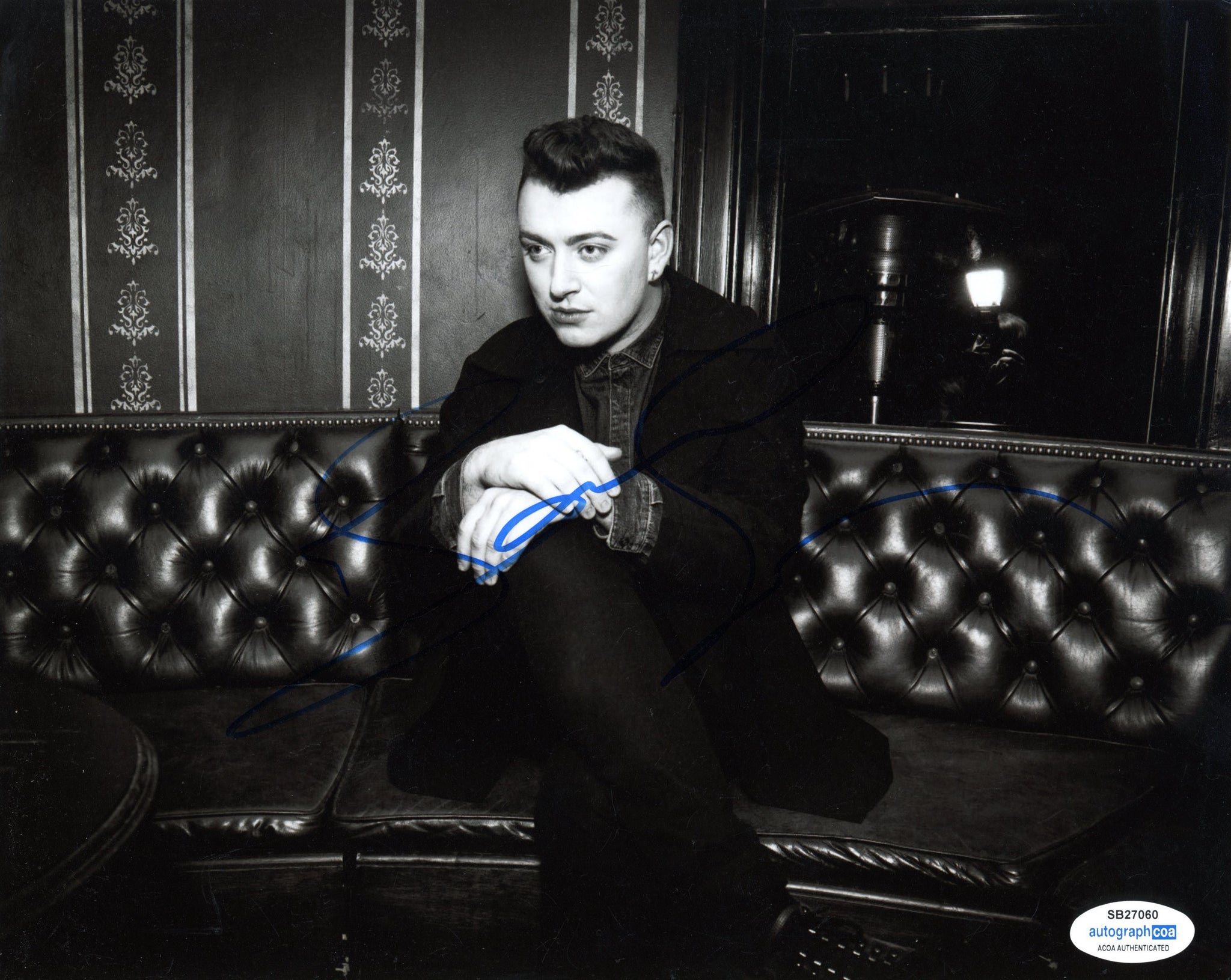 Sam Smith Singer Signed Autograph 8x10 Photo ACOA