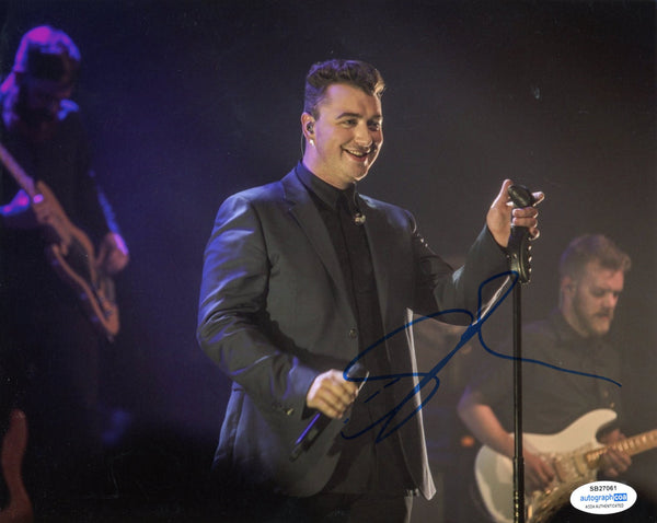 Sam Smith Singer Signed Autograph 8x10 Photo ACOA