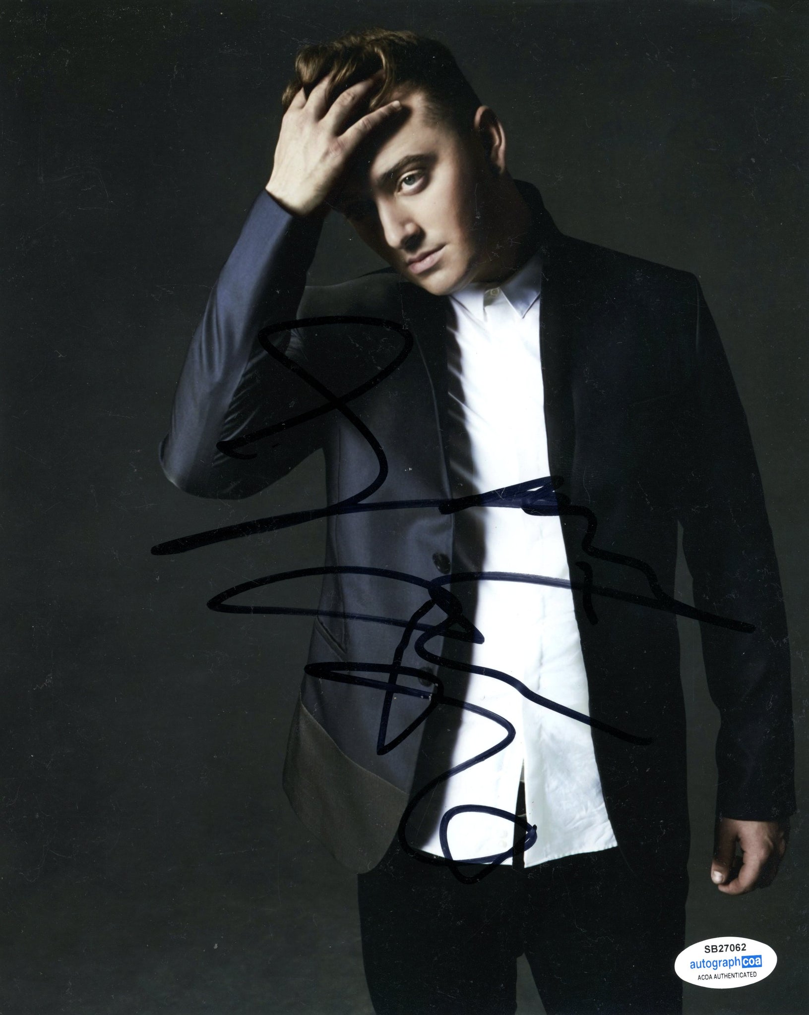 Sam Smith Singer Signed Autograph 8x10 Photo ACOA