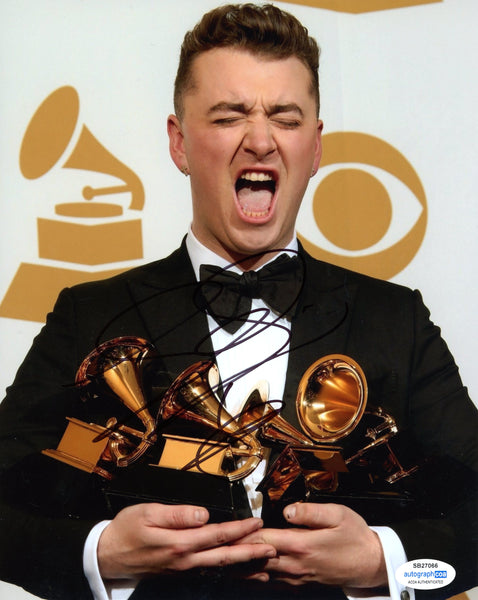 Sam Smith Singer Signed Autograph 8x10 Photo ACOA