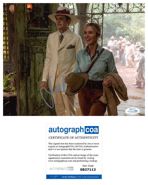 Jack Whitehall Jungle Cruise Signed Autograph 8x10 Photo ACOA