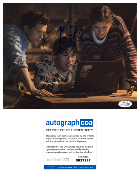 Jacob Batalon Spiderman Signed Autograph 8x10 Photo ACOA