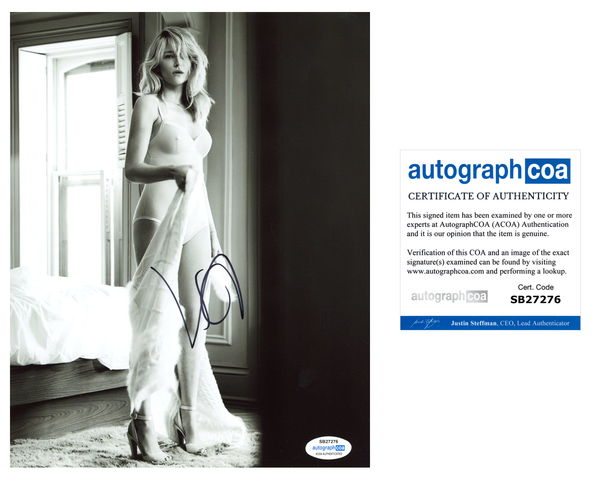 Haley Bennett Sexy Signed Autograph 8x10 Photo ACOA